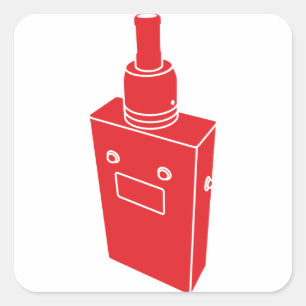 Adesivo Quadrado Surpresa da modificação da caixa