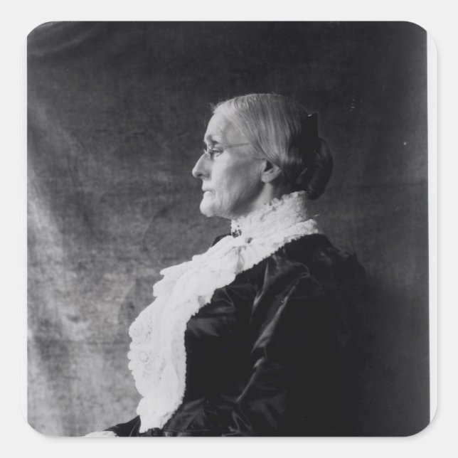 Adesivo Quadrado Susan Brownell Anthony (Frente)