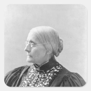 Adesivo Quadrado Susan Brownell Anthony c.1890-1906