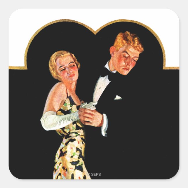 Adesivo Quadrado Suspender perdida (Frente)