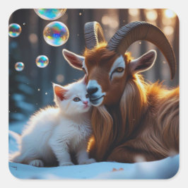 Adesivo Quadrado Sussurros e Hooves