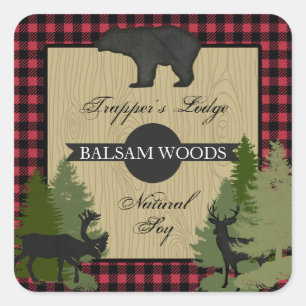 Adesivo Quadrado Suzanne de Rótulo Personalizado