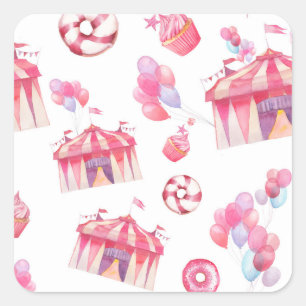 Adesivo Quadrado Sweets de Big Tent