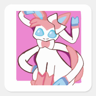Adesivo Quadrado Sylveon (pokemon)