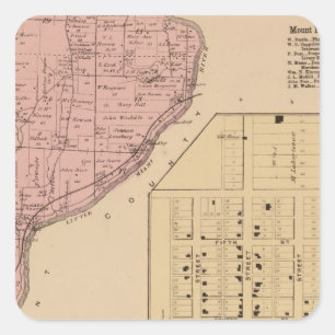 Adesivo Quadrado Symmes Mt agradável, Ohio