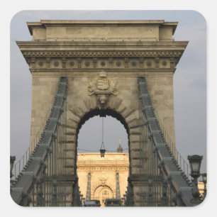 Adesivo Quadrado Szechenyi lanchid Szechenyi Chain Bridge),