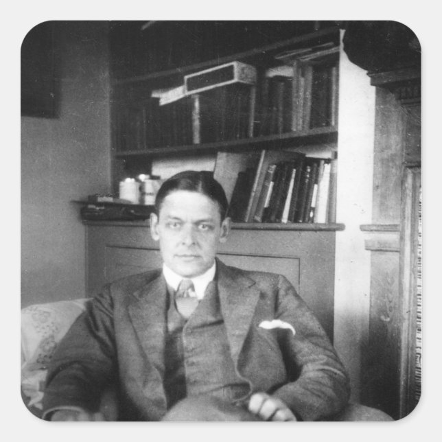 Adesivo Quadrado T.S. Eliot (Frente)