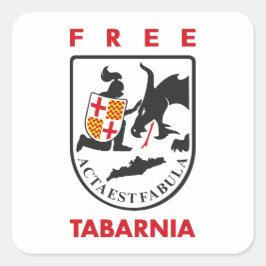 Adesivo Quadrado Tabarnia Livre 3