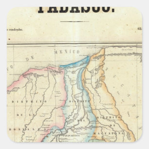 Adesivo Quadrado Tabasco, México