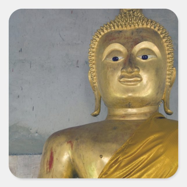 Adesivo Quadrado Tailândia, Ilha de Ko Samui (Koh Samui). (Frente)