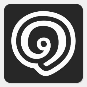 Adesivo Quadrado Tailândia número 1/uma/1 (Nueng) língua tailand