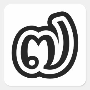 Adesivo Quadrado Tailândia número 7/sete/7 (Jed/Chet) tailandeses