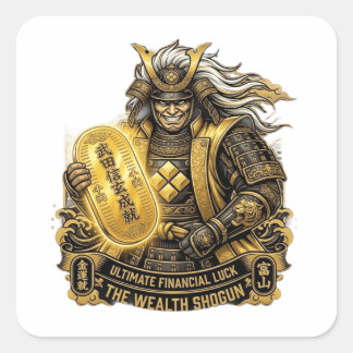 Adesivo Quadrado Takeda Shingen: The Wealth Shogun - Ultimate Gold 