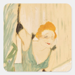 Adesivo Quadrado Takin de Henri de Toulouse-Lautrec   Yvette