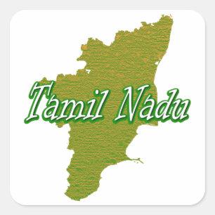 Adesivo Quadrado Tamil Nadu