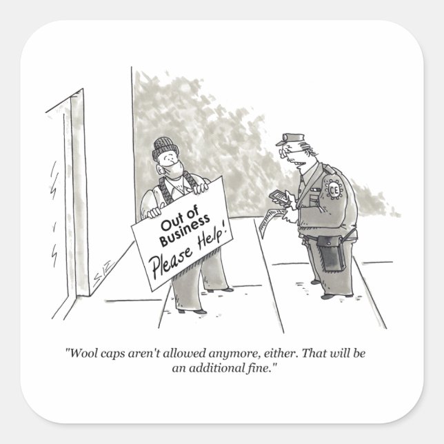 Adesivo Quadrado Tampões quadrados finos (Frente)