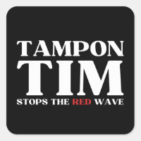 Tampon Tim Will Pára A Onda Vermelha-Tim Walz 2024