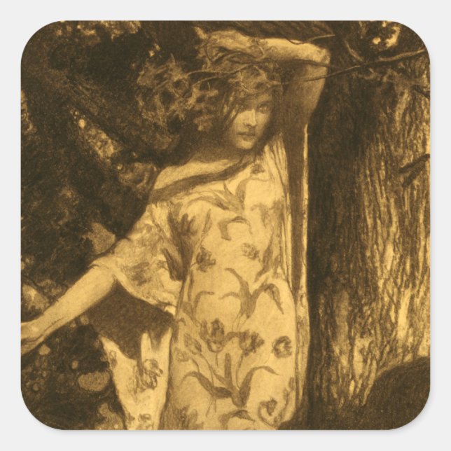 Adesivo Quadrado Tão assombrados Guardiões da Lua da Noite (Frente)