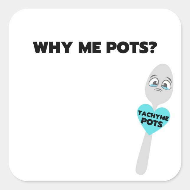 Adesivo Quadrado Taqueia-me Impressão de bolso (Frente)