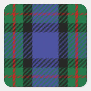 Adesivo Quadrado Tartan de MacLaren do clã