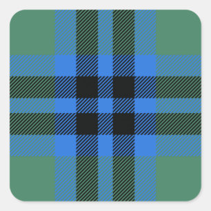Adesivo Quadrado Tartan de Marshall do clã