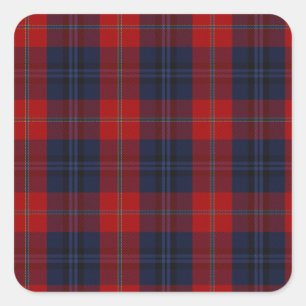 Adesivo Quadrado Tartan do clã de McKnight