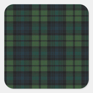 Adesivo Quadrado Tartan Tecido Square Stickers