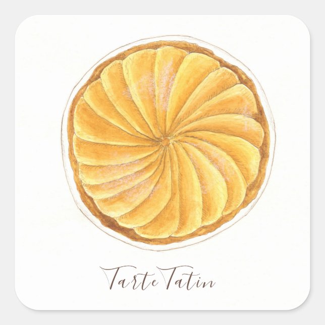 Adesivo Quadrado Tarte Tatin aqucolor (Frente)