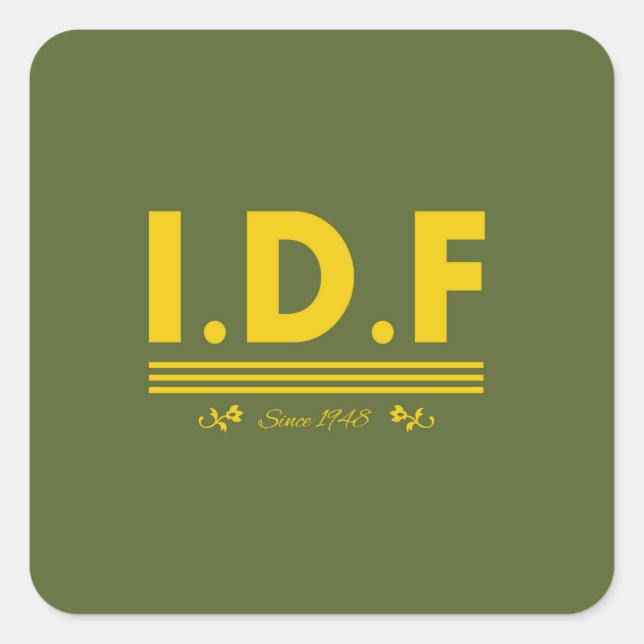 Adesivo Quadrado TDF Desde 1948. (Frente)
