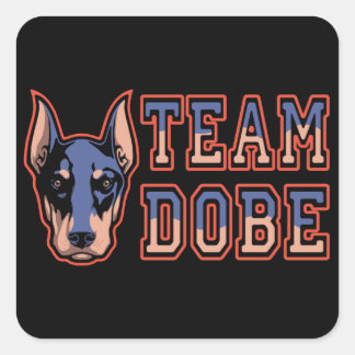Adesivo Quadrado Team Dobe