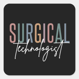 Adesivo Quadrado Tecnologia cirúrgica Med Surg Tech Cirurgia