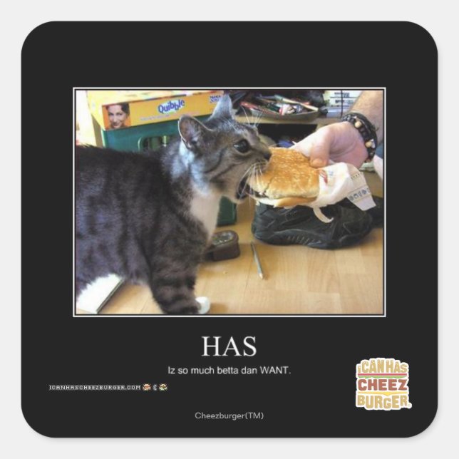 Adesivo Quadrado Tem (Frente)