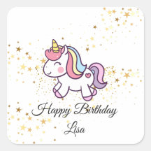 tema de aniversário unicorn