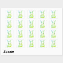 Tema de Festa Coelhinho Verde Fofo Floral Pastel