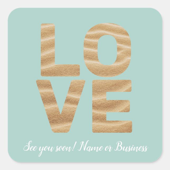 Adesivo Quadrado Tema do Amor de São Valentim Padrão de Foto Person (Frente)