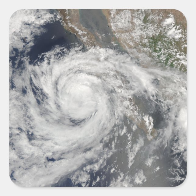 Adesivo Quadrado Tempestade tropical Emilia (Frente)