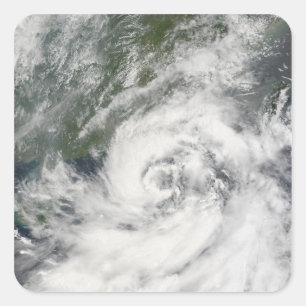 Adesivo Quadrado Tempestade tropical Kammuri