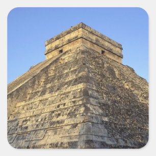 Adesivo Quadrado Templo de Kukulcan ou Castelo Castillo) em