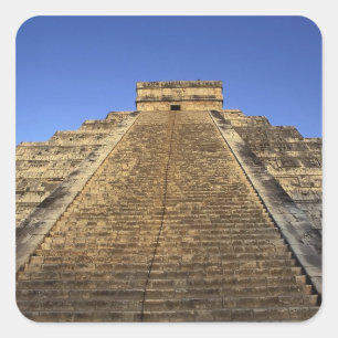 Adesivo Quadrado Templo de Kukulcan ou Castelo de Castillo) em 2