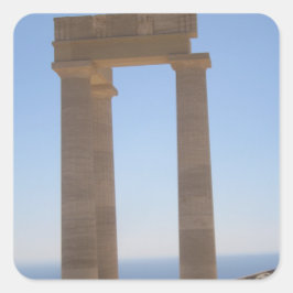 Adesivo Quadrado Templo Grego