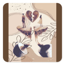 Tempo de café, tudo que precisamos é café, folhas