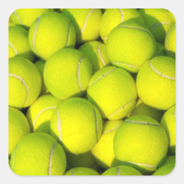 Adesivo Quadrado Tênis Balls (Frente)