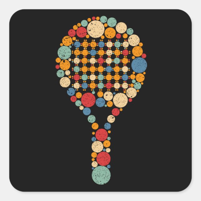 Adesivo Quadrado Tênis de remo (Frente)