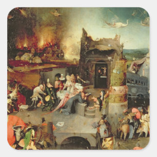 Adesivo Quadrado Tentação de Rua.