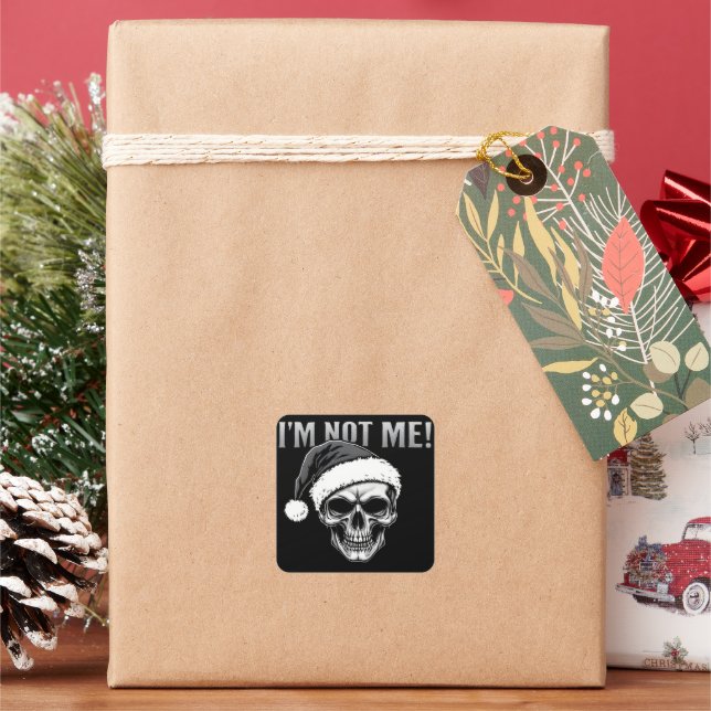 Adesivo Quadrado Tente descrever seu item como um comprador faria. (Feriado)