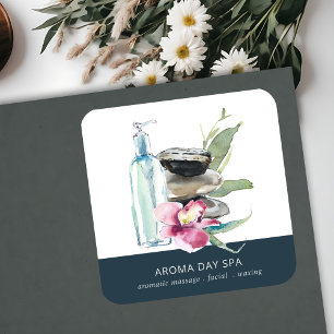 ADESIVO QUADRADO TERAPÊUTICA DE MASSAGEM DE AMBOO DE ÁGUA DE PEDR