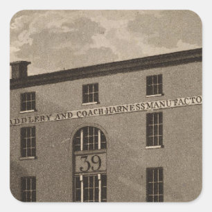 Adesivo Quadrado Terceira rua em Philadelphfia