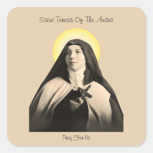 Adesivo Quadrado TERESA santo DOS ANDES