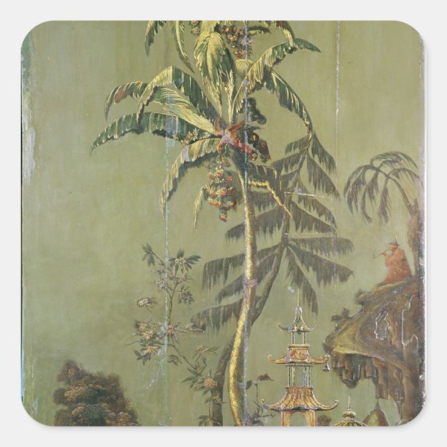 Adesivo Quadrado Terra, de uma série de painéis retratando (Frente)