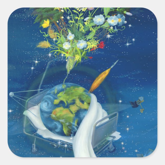 Adesivo Quadrado Terra Doente 2008 (Frente)